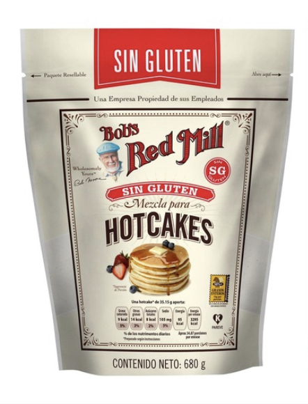HARINA PARA HOTCAKES SIN GLUTEN BOB’S RED MILL 397g