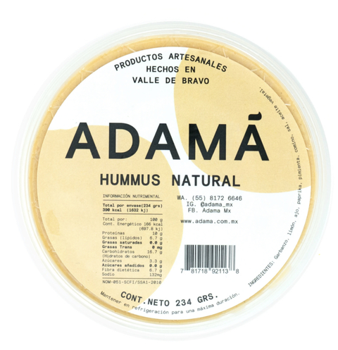 HUMMUS NATURAL 235g ADAMA