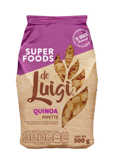 PASTA DE LUIGI PIPETTE CON QUINOA 500g