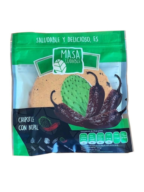TORTILLAS CHIPOTLE CON NOPAL