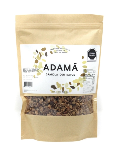 GRANOLA CON MAPLE ADAMA 500g