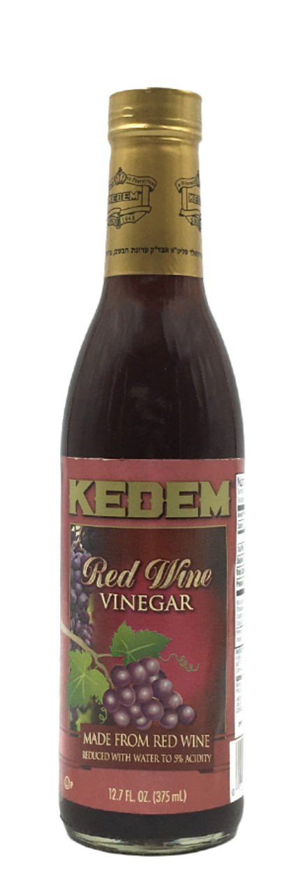 VINAGRE DE VINO TINTO KEDEM 375ML