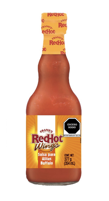 SALSA PARA ALITAS REDHOT WINGS FRANKS 354g