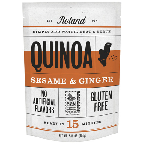 QUINOA - TOASTED SESAME GINGER 155 G / 12