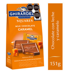 CHOCOLATE GHIRARDELLI MILK AND CARAMEL 150g