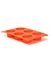 Molde de muffin de silicona naranja x6 (1130011)