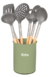 Set 6 Utensilios con mango madera OLIVE (UT49G) - comprar online