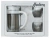 Set cafetera embolo + 2 tacitas doble vidrio HUDSON - comprar online