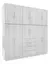 Placard Nórdica 4 Cajones 12 Puertas 2.10 Orlandi - comprar online