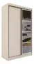 Placard Corredizo 1.34 Delos 2 Puertas 3 cajones - muebles mitre