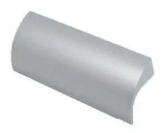 Manija Tirador Mueble Cocina Aluminio Anodizado Curvo