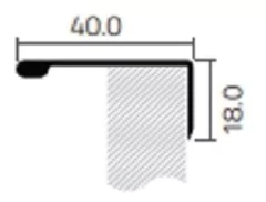 Perfil Manija Mueble Aluminio Class - comprar online