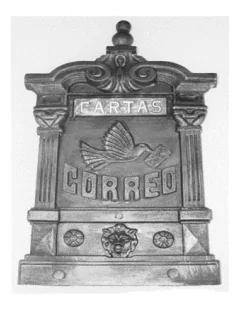 Buzon Grande Reja Ingles Fundicion Negro Correo Paloma 50x30