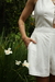SHORTS LINHO OFF WHITE - Boldê