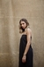 VESTIDO RETO LINHO PRETO