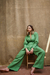 CALÇA RETA LINHO VERDE PISTACHE na internet