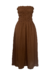 VESTIDO MIDI MARROM CHOCOLATE - comprar online