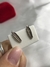 BRINCO FOLHA PRATA ENVELHECIDA