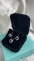 CONJUNTO COLAR + BRINCO AZUL REDONDO - comprar online