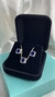 CONJUNTO COLAR + BRINCO AZUL QUADRADO - Aguiar Pratas