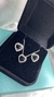 CONJUNTO COLAR + BRINCO PRETO CORAÇÃO - loja online