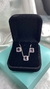 CONJUNTO COLAR + BRINCO LILAS QUADRADO - Aguiar Pratas