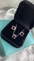 CONJUNTO COLAR + BRINCO VERMELHO QUADRADO - loja online