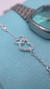 PULSEIRA CORAÇÃO DUPLO CRAVEJADA LUXO - comprar online