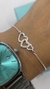 PULSEIRA TRIO CORAÇÃO CRAVEJADO LUXO - Aguiar Pratas