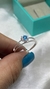 ANEL NUMERO 21 AZUL 2 AROS SOLITARIO LUXO na internet
