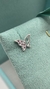 BRINCO BORBOLETA ROSA CRAVEJADA LUXO na internet