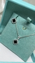CONJUNTO COLAR + BRINCO VIVI TREVO PRETO - loja online