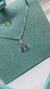 COLAR NOSSA SENHORA CRAVEJADA AZUL LUXO