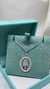 COLAR MEDALHA NOSSA SENHORA CRAVEJADA AZUL na internet