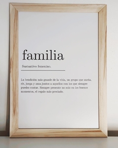 Cuadro Nórdico “Familia” - comprar online