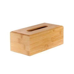Porta pañuelos de bambú - comprar online