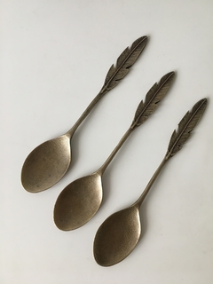 Cuchara pluma metal opaco - comprar online