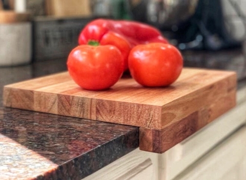 Tabla de picar con tope