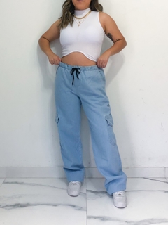 Calça Cargo Jeans Clara - loja online