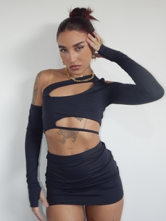 Cropped Mavie Preto