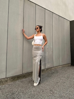 Cropped Lindy Branco - comprar online