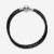 Pulsera Pandora Moments en cuero trenzado doble negro talle small - comprar online