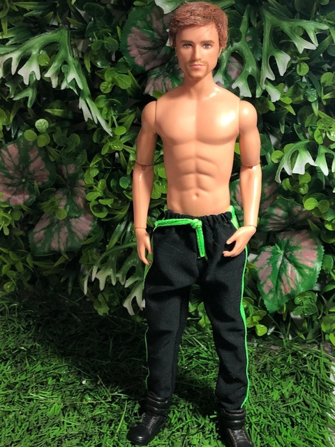 Calça Esporte Masculina Listras Neon - Coleção Val+Le