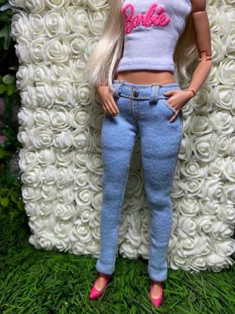 Jeans Cintura Baixa Básico