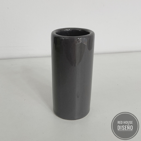 Cilindro chico gris oscuro