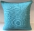 Chenille turquesa