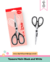 Tesoura Molin 18cm - Black and White