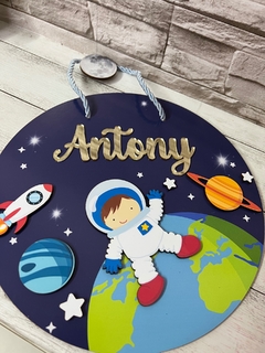 Porta Maternidade Astronauta