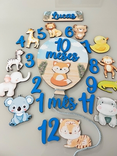 kit mesversario animais 1