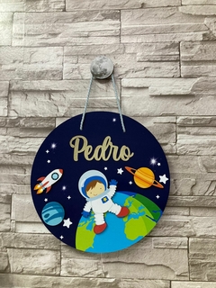 Kit astronauta Guirlanda Porta maternidade + Luminária - comprar online